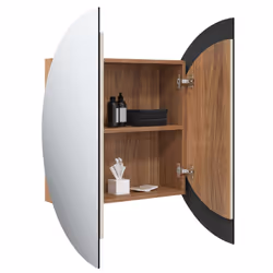 VidaXL 345590 miroir de salle de bain et armoire de rangement pour évier - Vue supplémentaire 5