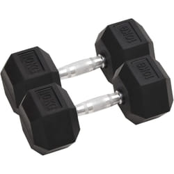 Haltères 2 pcs 20 kg Total Fonte vidaXL