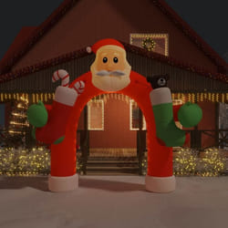 Porte Voûtée Gonflable De Noël Avec Led 320 Cm Vidaxl