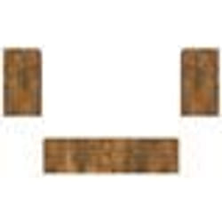 vidaXL Ensemble de meubles TV 4 pcs Chêne fumé Bois d'ingénierie