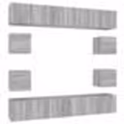 vidaXL Ensemble de meubles TV 10 pcs Sonoma gris Bois d'ingénierie