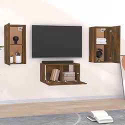 VidaXL 3120230 Support TV et centre de divertissement