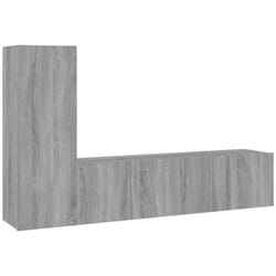 Vidaxl - Ensemble de meubles tv 3 pcs Sonoma gris Bois d'ingénierie