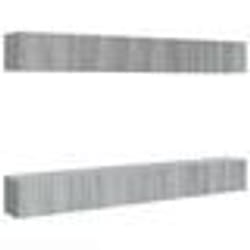 vidaXL Meubles TV 8 pcs Sonoma gris 60x30x30 cm Bois d'ingénierie