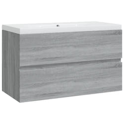 VidaXL 3120343 miroir de salle de bain et armoire de rangement pour évier