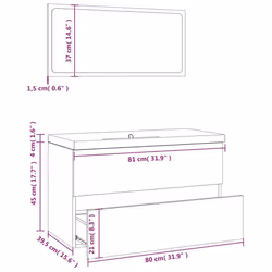 VidaXL 3120349 ensemble de meuble de salle de bain - Vue supplémentaire 7