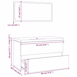 VidaXL 3120351 ensemble de meuble de salle de bain - Vue supplémentaire 7