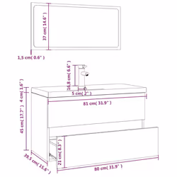 VidaXL 3120352 ensemble de meuble de salle de bain - Vue supplémentaire 7