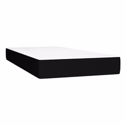VidaXL 347696, Matelas à ressorts, Moyen, Noir, Blanc, Polyester, Adultes, Dos, Estomac