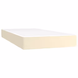 VidaXL 347724, Taille enfant / adulte, Matelas à ressorts, Moyen, Crème, Blanc, Coton, Polyester, 900 mm
