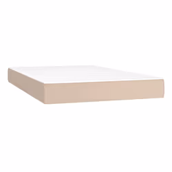 VidaXL 347767, Taille enfant / adulte, Matelas à ressorts, Medium/Hard, Cappucino, Blanc, Coton, Polyester, Adultes