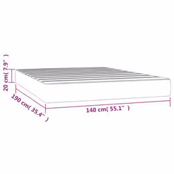 VidaXL 347792 matelas Taille enfant / adulte Matelas à ressorts - Vue supplémentaire 7