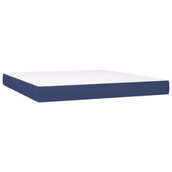 VidaXL 347820, Taille Queen, Matelas à ressorts, Moyen, Bleu, Blanc, Polyester, 1600 mm