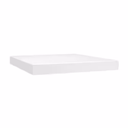 VidaXL 347823, King size, Matelas à ressorts, Moyen, Blanc, Coton, Simili-cuir, Polyester, mousse