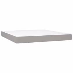 VidaXL 347834, Super King size, Matelas à ressorts, Moyen, Gris clair, Blanc, Polyester, 1800 mm