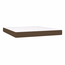 VidaXL 347837, Super King size, Moyen, Marron, Blanc, Polyester, mousse, 1800 mm