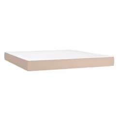 VidaXL 347847, Matelas à ressorts, Cappucino, Blanc, Coton, Polyester, 1800 mm, 2000 mm, 200 mm