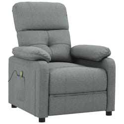 VidaXL 348288 Fauteuil massant électrique Gris