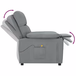 VidaXL 348288 Fauteuil massant électrique Gris - Vue supplémentaire 7