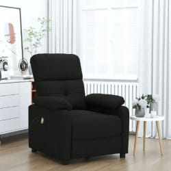 vidaXL Fauteuil de massage - Noir
