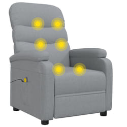 VidaXL 348299 Fauteuil massant électrique Gris