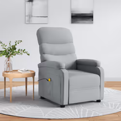 VidaXL 348299 Fauteuil massant électrique Gris