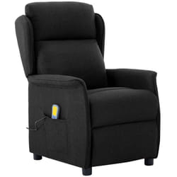 Vidaxl - Chaise De Massage Noir 67.5 X 93.5 X 101.5 Cm Tissu