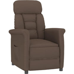 Vidaxl - Fauteuil Inclinable Marron Marron Foncé 70.5 X 96.5 X 95 Cm