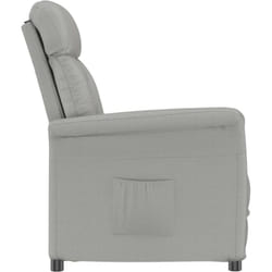 Vidaxl - Fauteuil Relax Light Grey Gris Clair 70.5 X 96.5 X 95 Cm Tissu