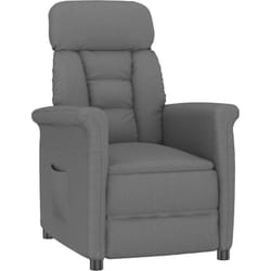 Vidaxl - Fauteuil Relax Dark Grey Gris Foncé 70.5 X 96.5 X 95 Cm Tissu