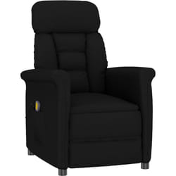 Vidaxl - Fauteuil de massage en microfibre noire