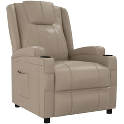 Vidaxl - Fauteuil inclinable Cappuccino Similicuir