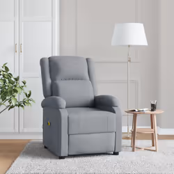 VidaXL 348447 Fauteuil massant électrique Gris - Vue supplémentaire 2