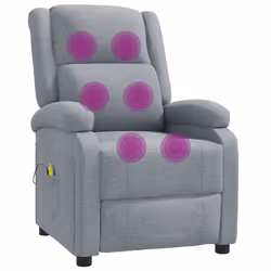 VidaXL 348447 Fauteuil massant électrique Gris - Vue supplémentaire 7