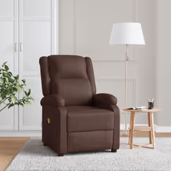 VidaXL 348463 Fauteuil massant électrique Marron