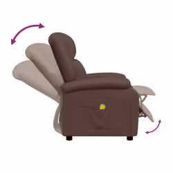 VidaXL 348463 Fauteuil massant électrique Marron - Vue supplémentaire 6