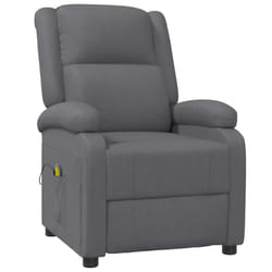 VidaXL 348464 Fauteuil massant électrique Anthracite