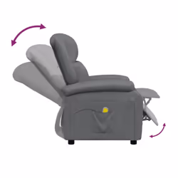 VidaXL 348464 Fauteuil massant électrique Anthracite - Vue supplémentaire 6