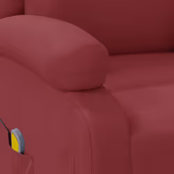 VidaXL 348465 Fauteuil massant électrique Rouge - Vue supplémentaire 7