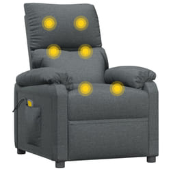 VidaXL 348470 Fauteuil massant électrique Gris
