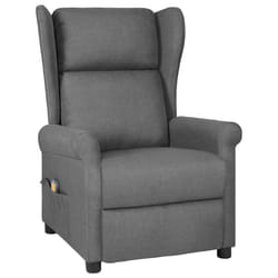 VidaXL 348516 Fauteuil massant électrique Gris