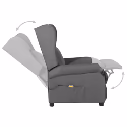 VidaXL 348516 Fauteuil massant électrique Gris - Vue supplémentaire 6