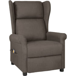 Fauteuil De Massage Marron Tissu Vidaxl