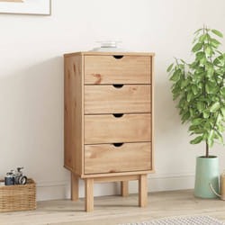 Vidaxl - Commode otta 45x39x90 cm bois de pin massif