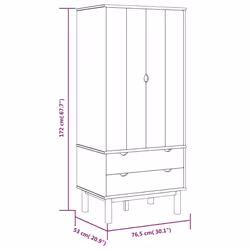 VidaXL 348589 placard et armoire de chambre à coucher - Vue supplémentaire 6