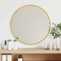 Vidaxl - Miroir mural Doré ø 40 cm Rond
