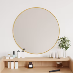 Description générale Ajoutez une touche d'esthétique minimaliste à votre décor avec ce miroir mural pratique. Fabriqué en ver ...