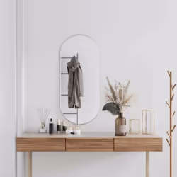 Ajoutez une touche d'esthétique minimaliste à votre décor avec ce miroir mural pratique ! Matériau durable : ce miroir de cou ...