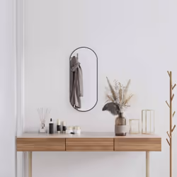 Ajoutez une touche d'esthétique minimaliste à votre décor avec ce miroir mural pratique ! Matériau durable : ce miroir de cou ...