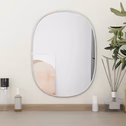 vidaXL Miroir mural Argenté 40x30 cm